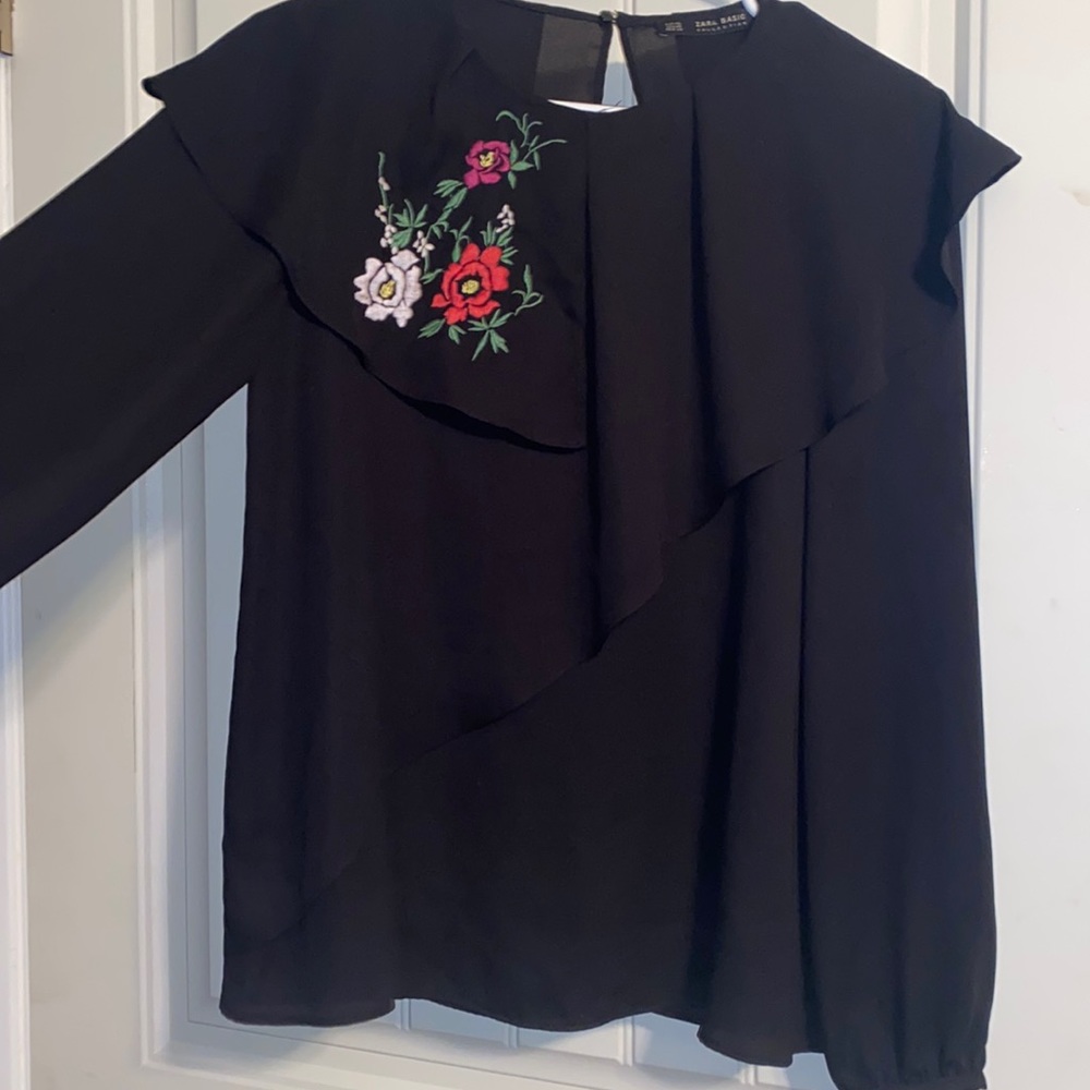 Zara Ruffle Blouse - Picture 2 of 7